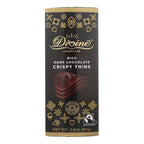 Divine Dark Chocolate Crisp Thins, 2.8 oz (Case of 12)