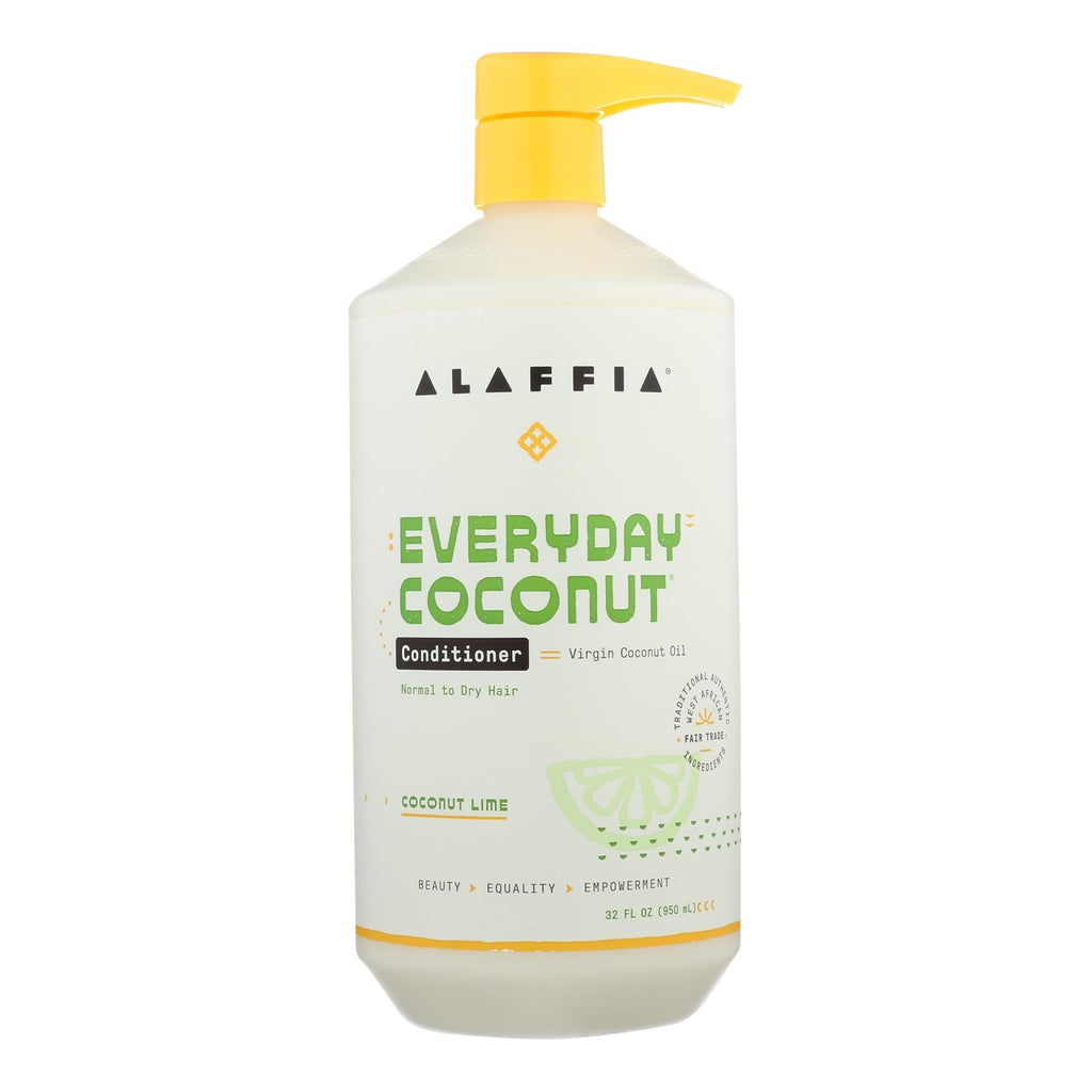 Alaffia Coconut Lime Ultra Hydrating Conditioner, 32 fl oz