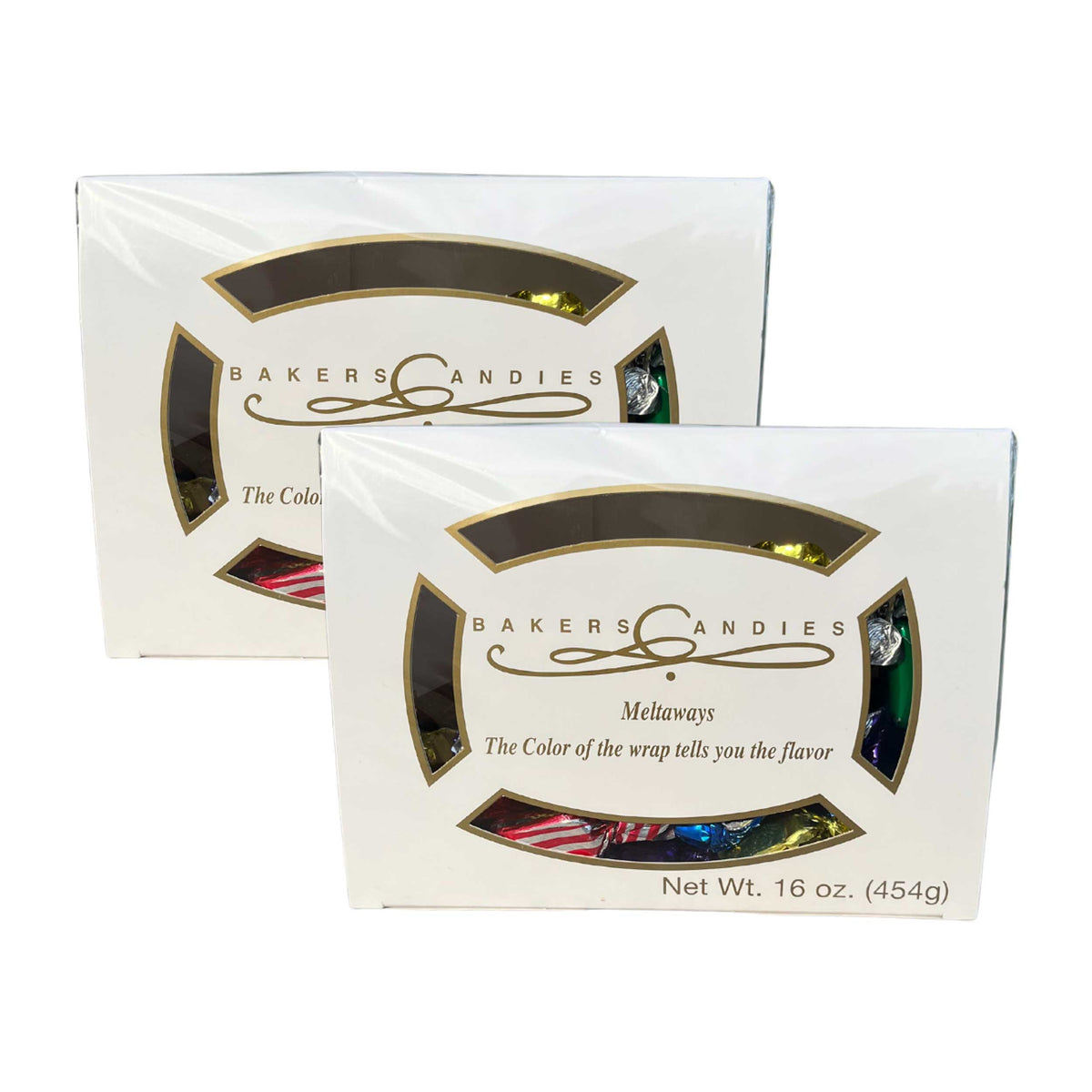 IAssorted Chocolate Meltaways | Pack of 2 | 16 oz | Baker's Candies