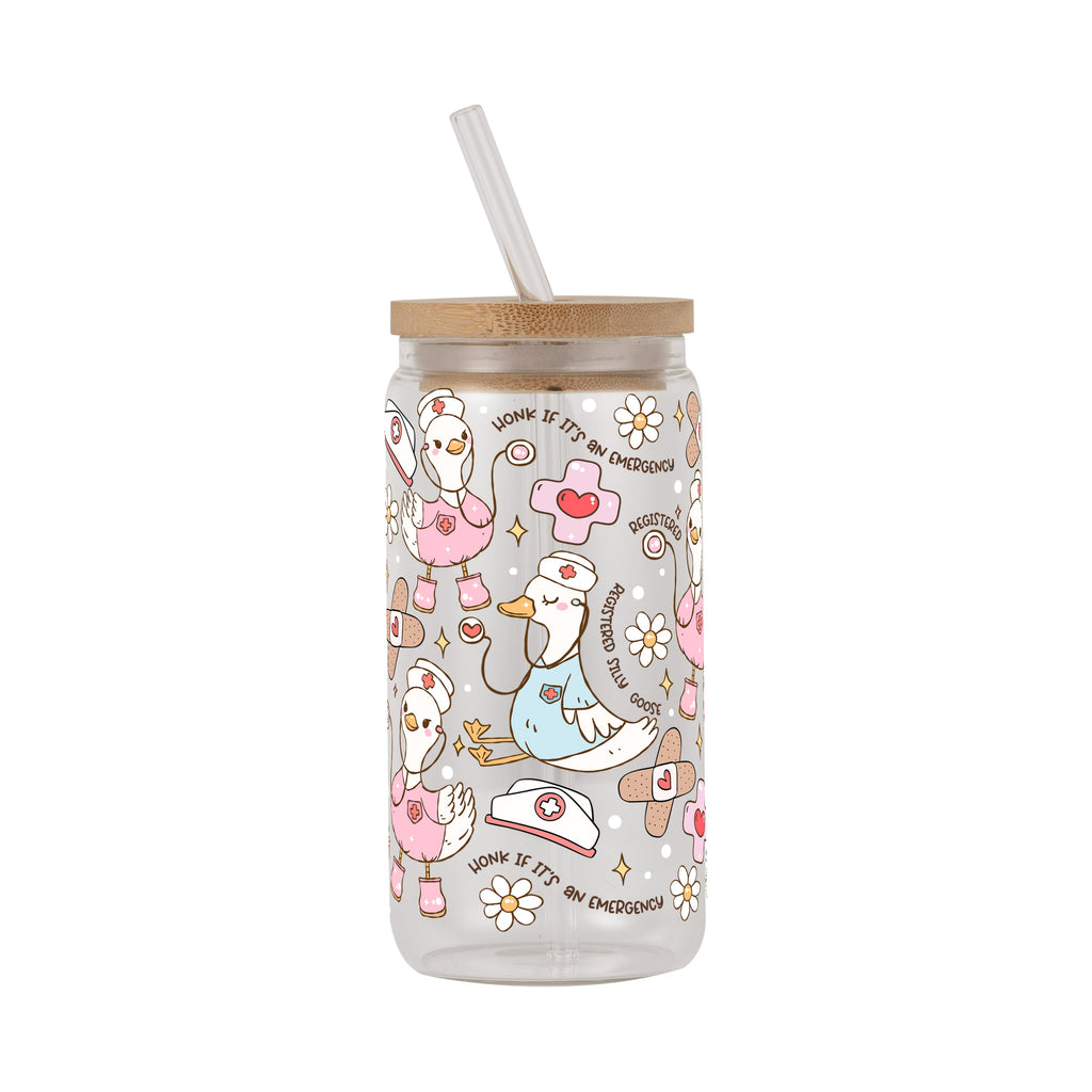 Registered Silly Goose Glass Cups