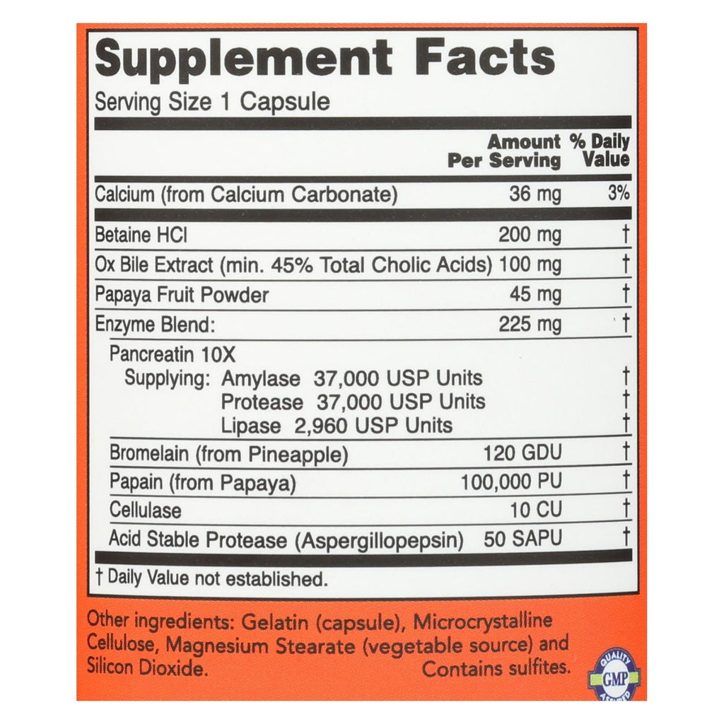 Now Foods Super Enzyme, 90 Vcap - 1 Each