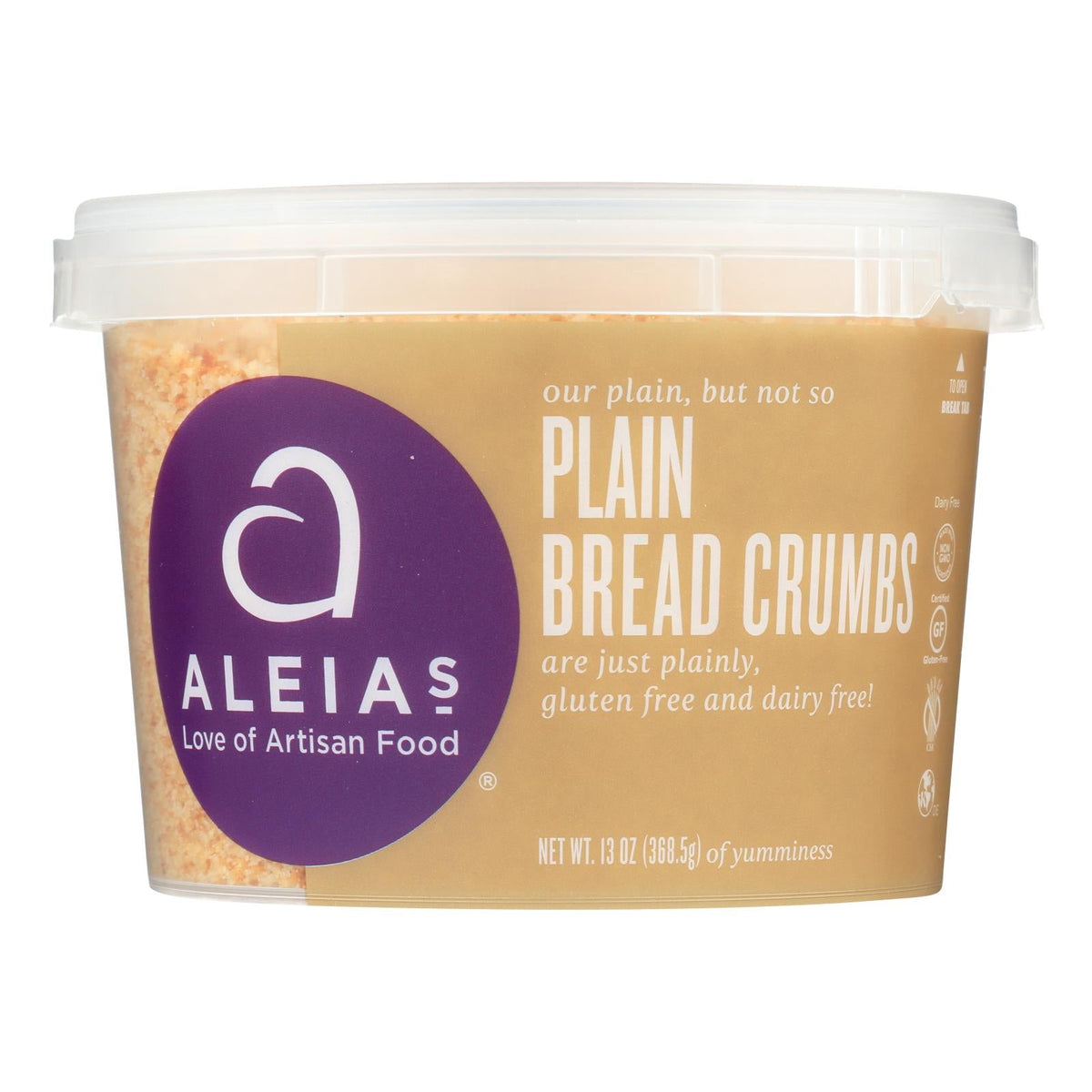 Aleia's Gluten Free Bread Crumbs, 13 oz (Case of 12)