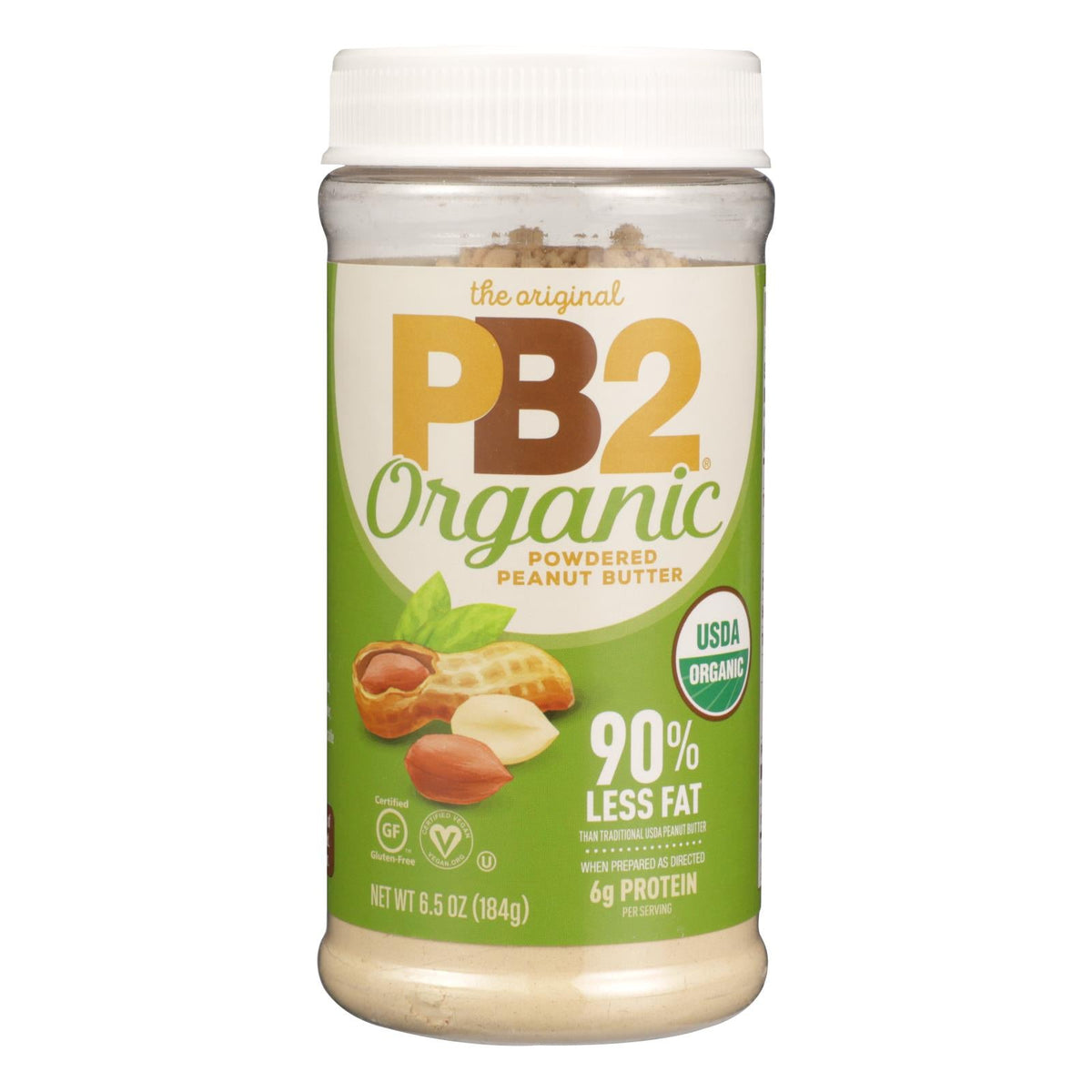 Pb2 Peanut Butter Powdered - 6.5 Oz (Case of 6)