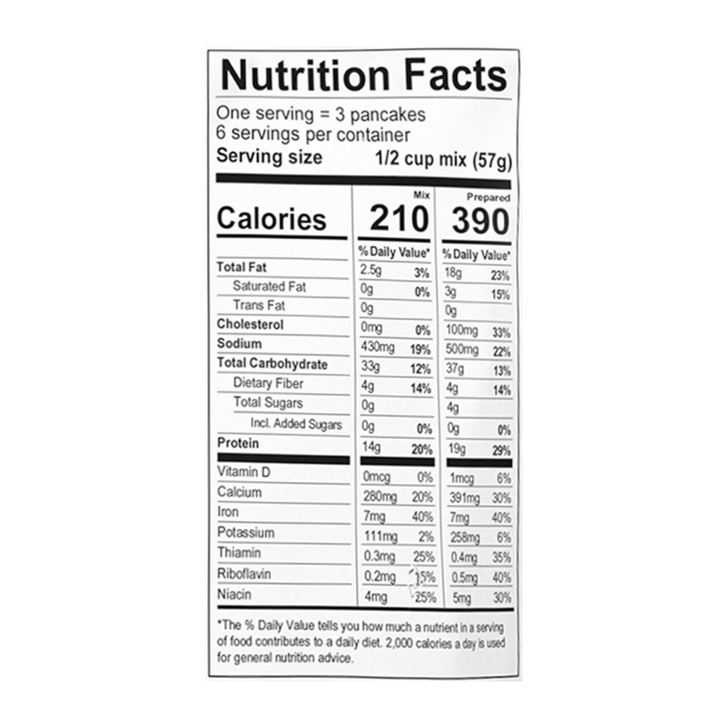 King Arthur Gluten Free Protein Pancake Mix, 12 oz (Case of 6)
