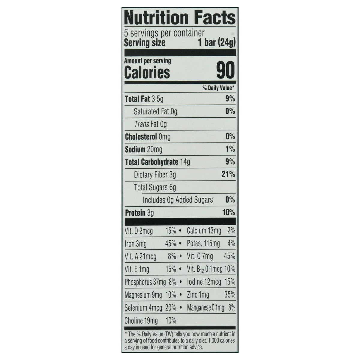 Cerebelly Smart Bar Appl Kale - 4.2 Oz, Case of 6