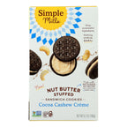 Simple Mills Cocoa Crunch Cream Sandwich Cookies, 6.7 oz (Case of 8)