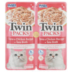 Inaba Cat Food Chicken Tuna Twin, Case of 8 - 2.8 oz