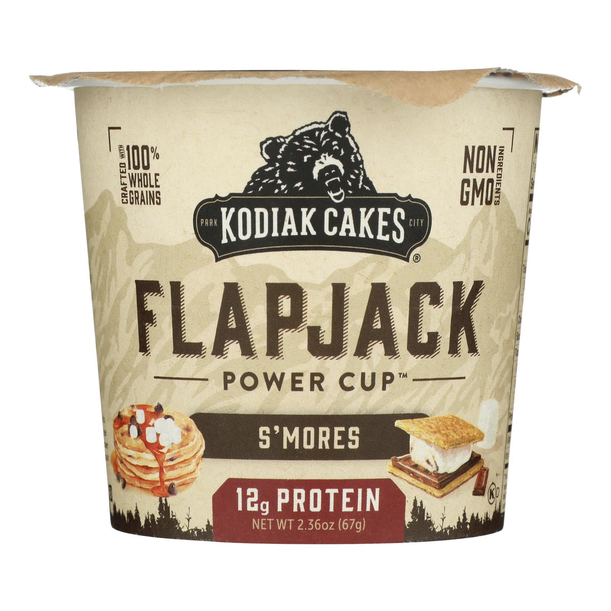 'Kodiak Cakes Flapjack Smores Cup - 2.36 Oz - Case of 12'