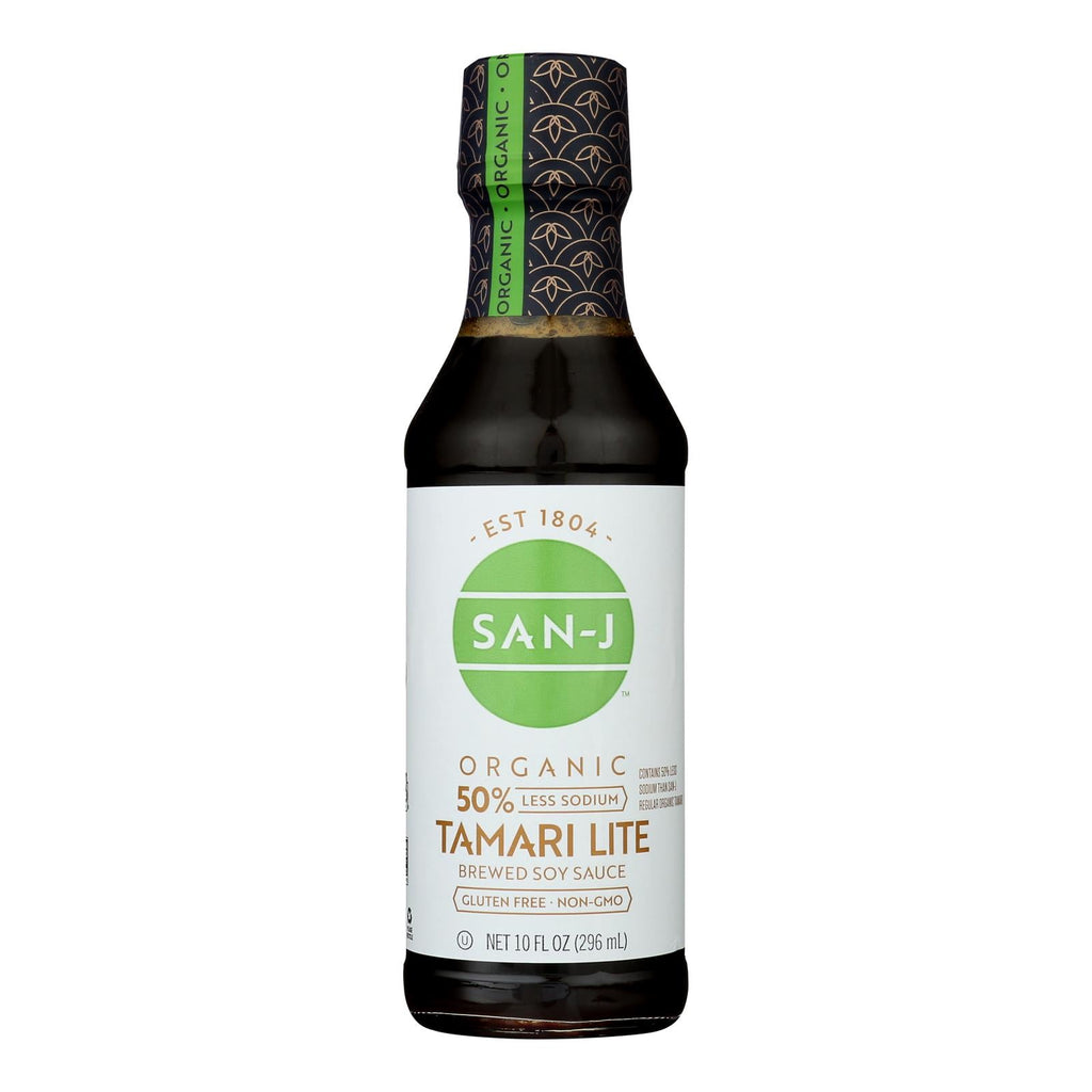 San-J Tamari Soy Sauce Lite LS, 10 Fl Oz (Pack of 6)