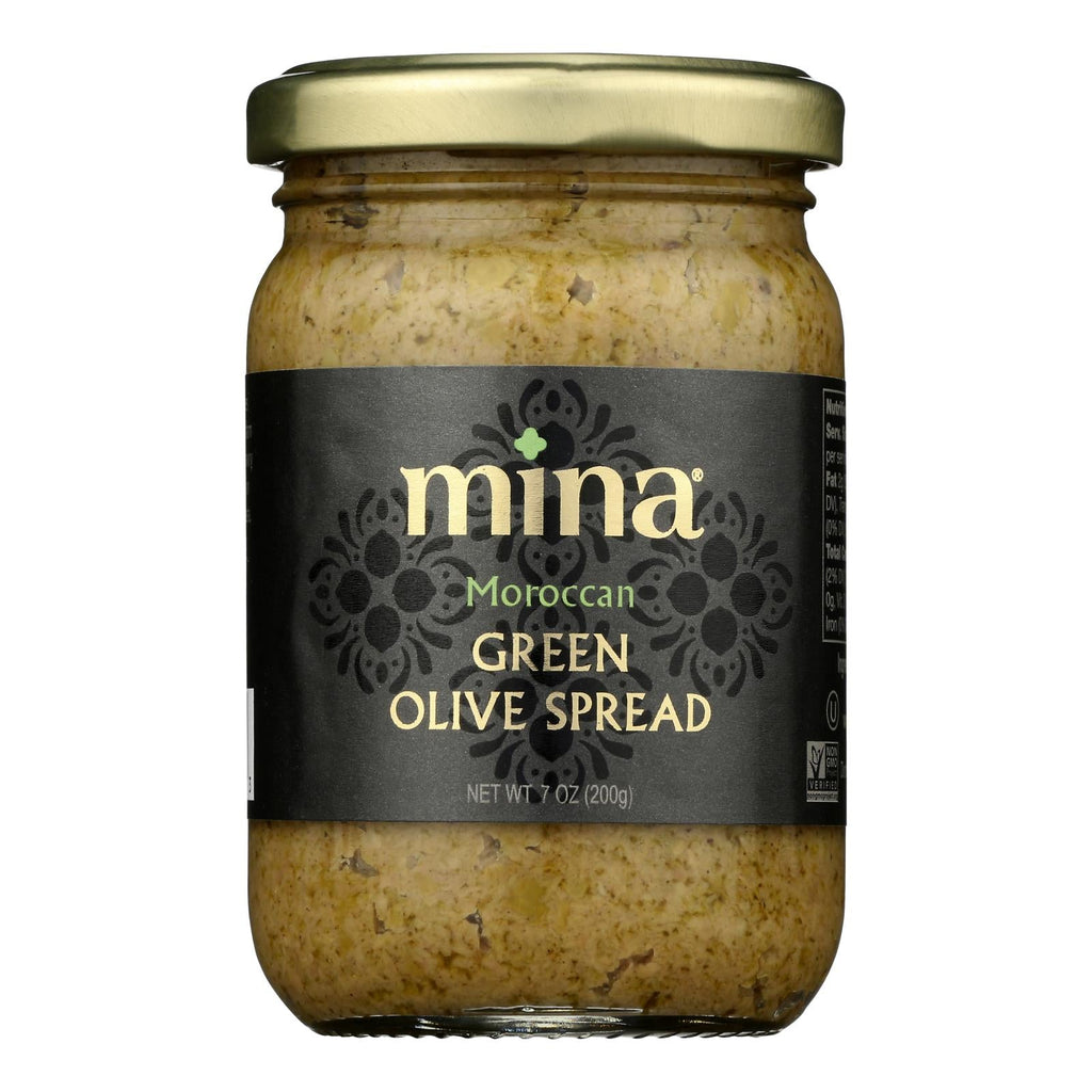 Mina Green Olive Spread, 7 oz (Case of 6)
