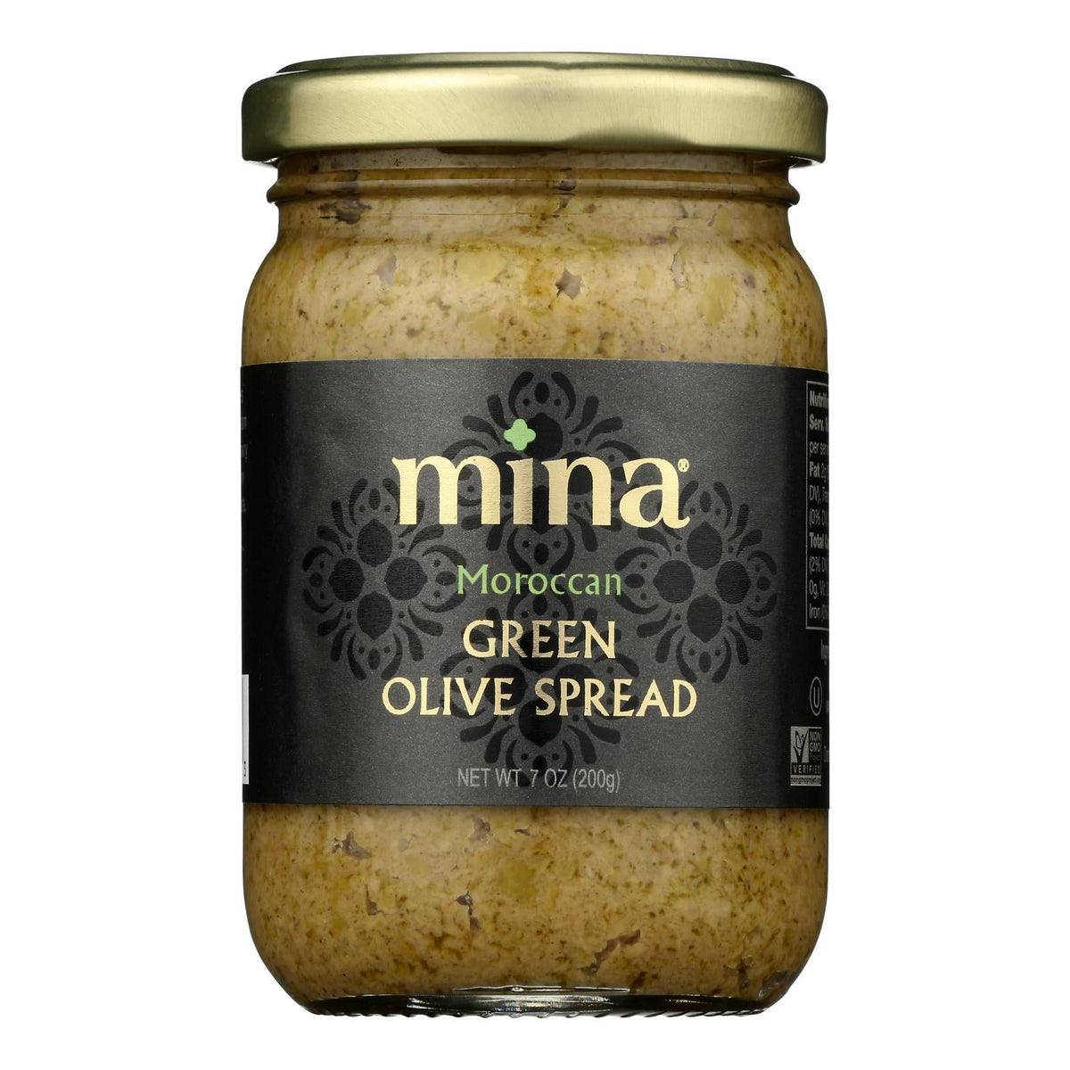 Mina Green Olive Spread, 7 oz (Case of 6)