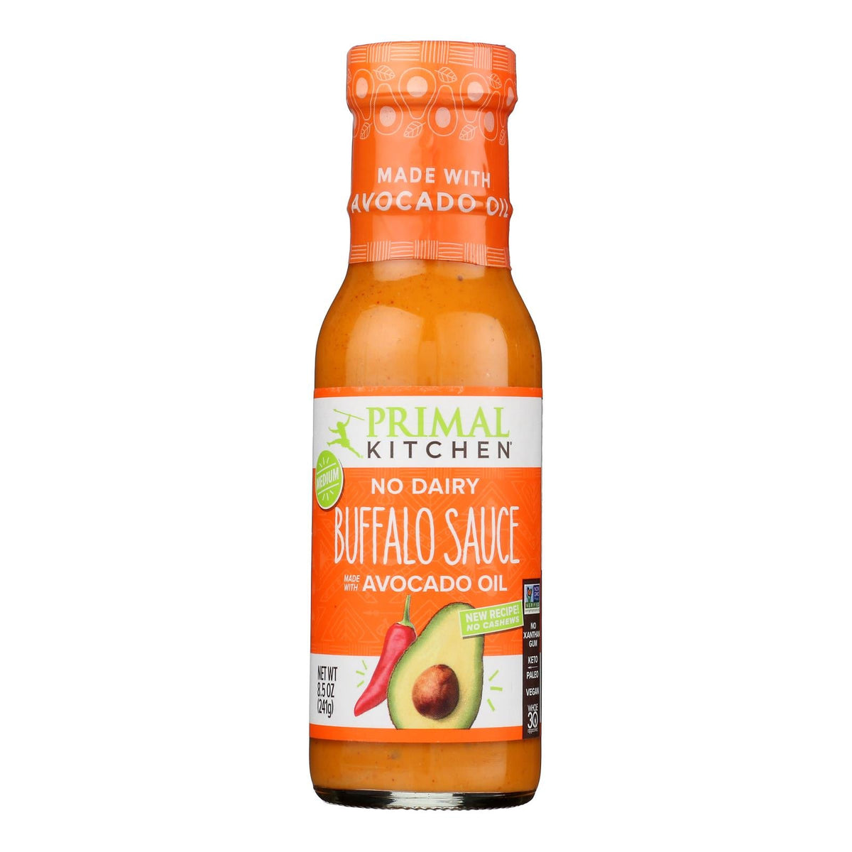 Primal Kitchen Buffalo Sauce, 8.5 oz (Case of 6)