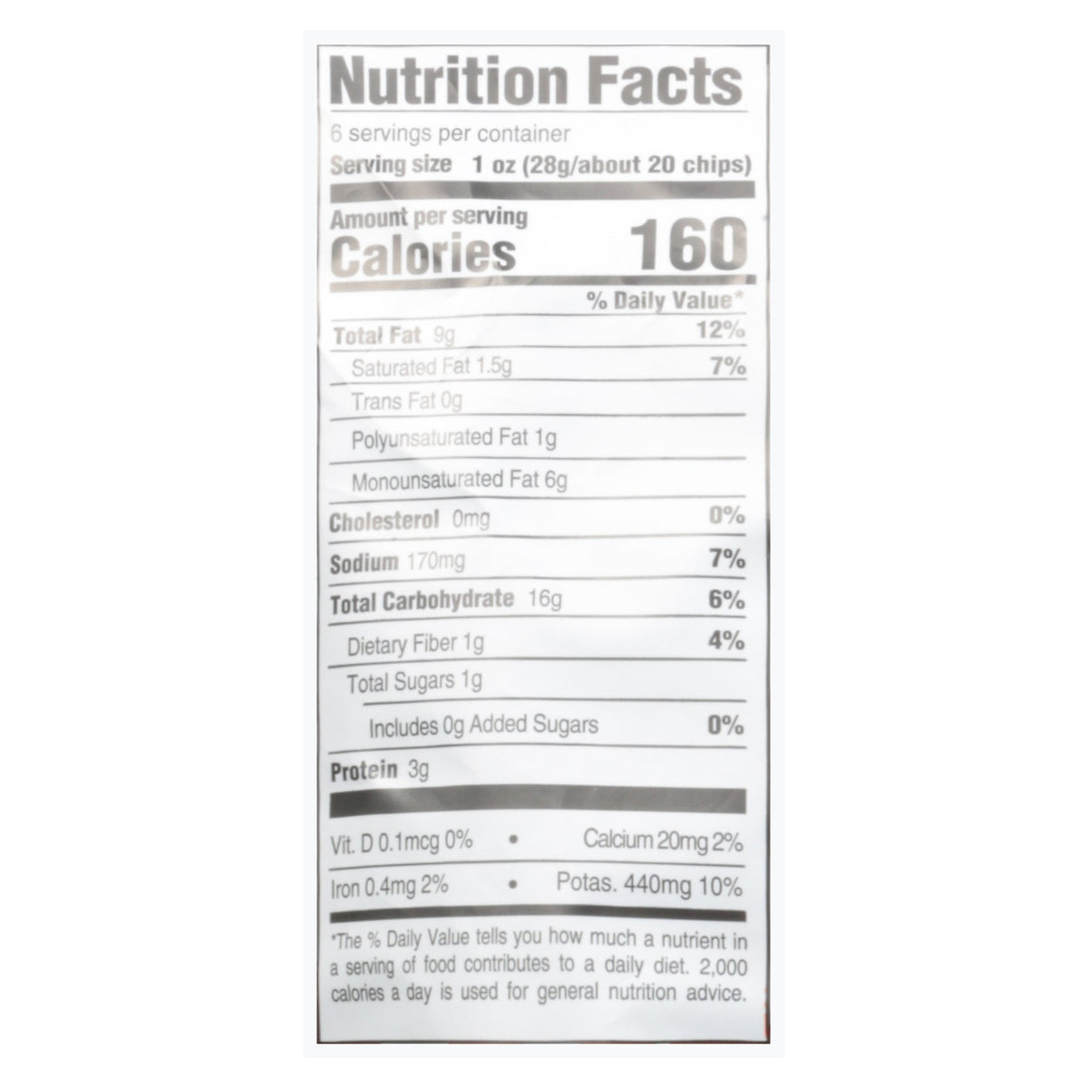 Boulder Canyon Cheddar Sour Cream Avocado Oil Chips, 6 oz (Case of 12)
