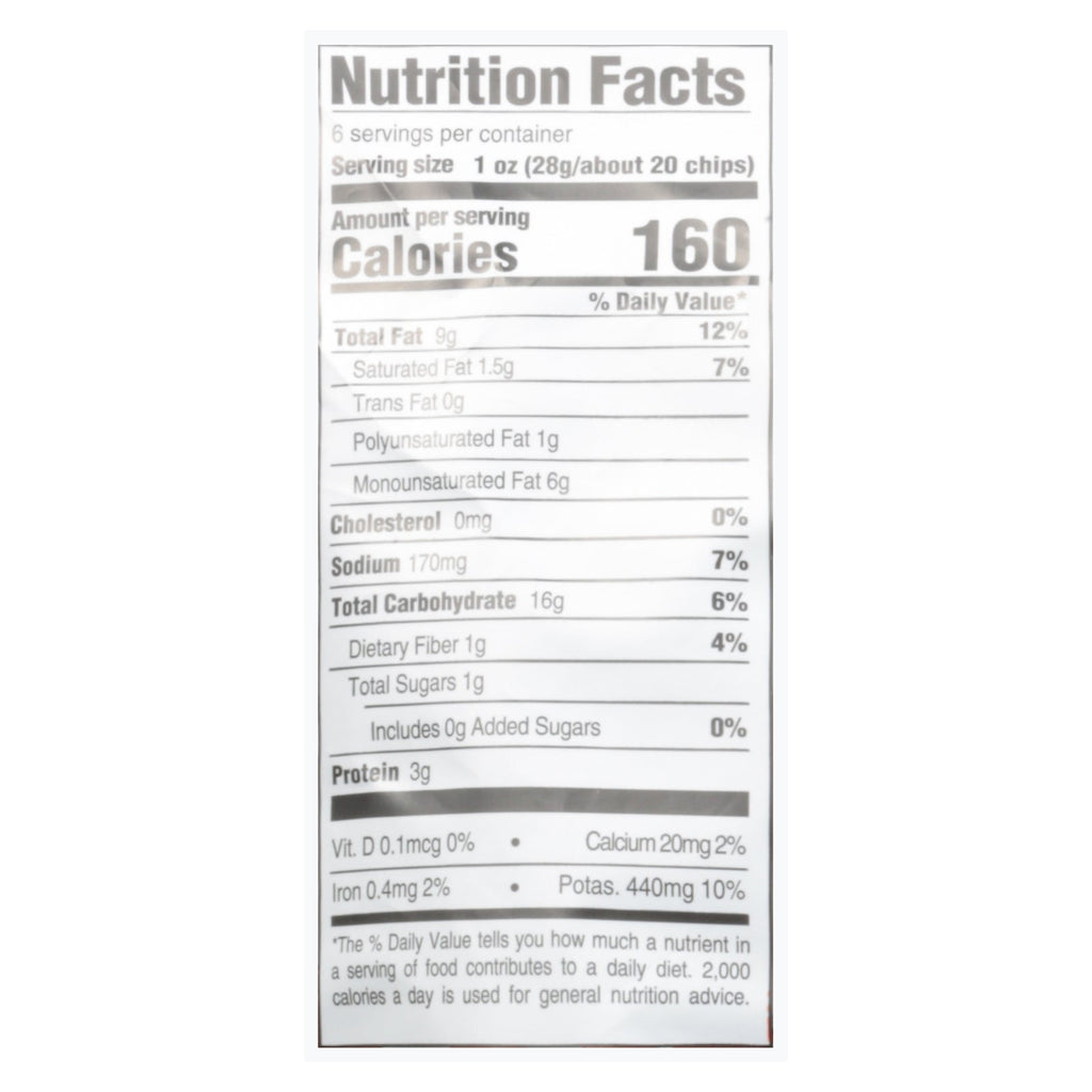 Boulder Canyon Cheddar Sour Cream Avocado Oil Chips, 6 oz (Case of 12)