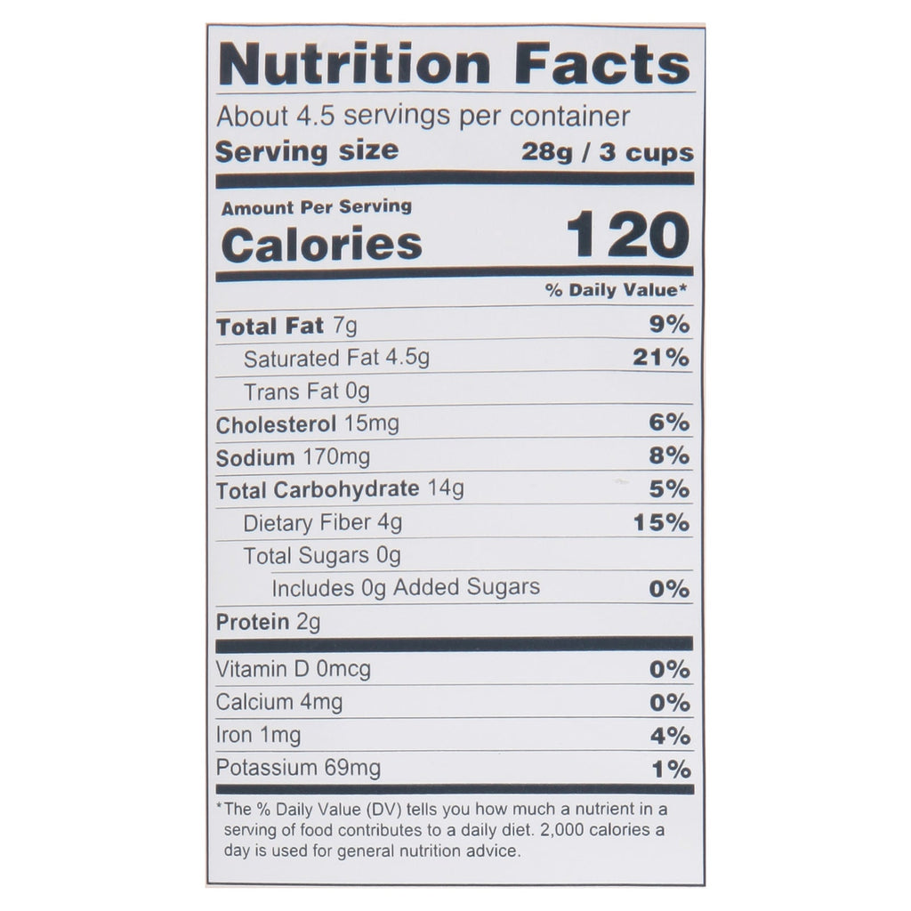 LesserEvil Oh My Ghee Popcorn, 4.6 oz (Case of 12)