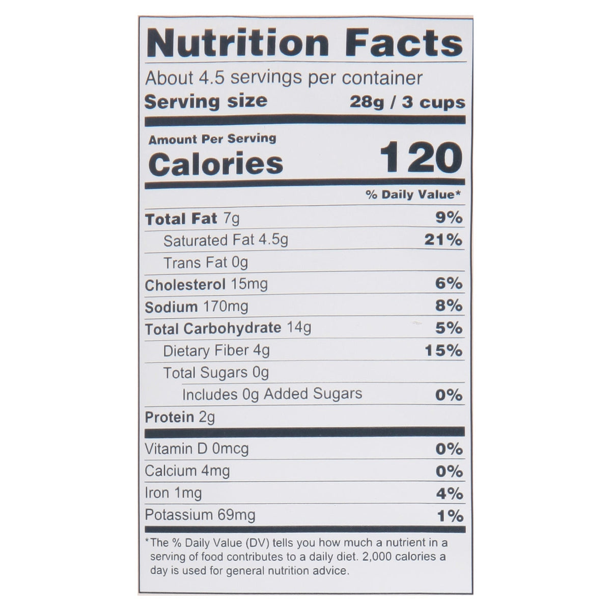 LesserEvil Oh My Ghee Popcorn, 4.6 oz (Case of 12)
