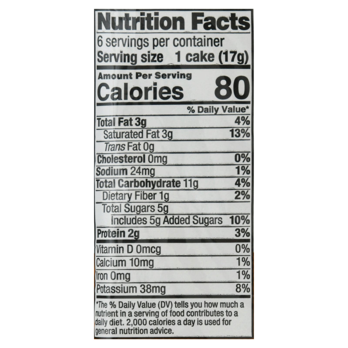 Element Rice Cake Peanut Butter Top, 3.5 Oz - Case of 6