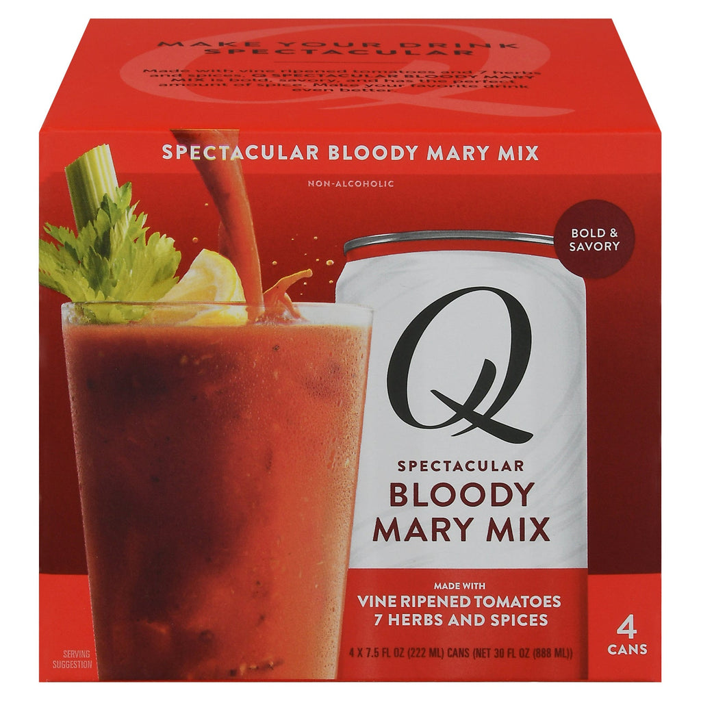 Q Mixers Bloody Mary Mix, 4 x 7.5 fl oz (Case of 6)