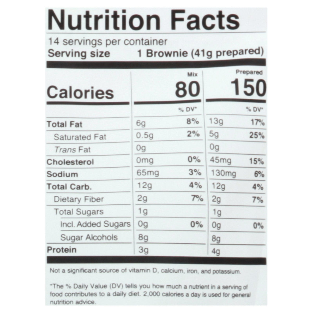 Miss Jones Baking Co Keto Brownie Mix, 10.57 oz (Case of 6)