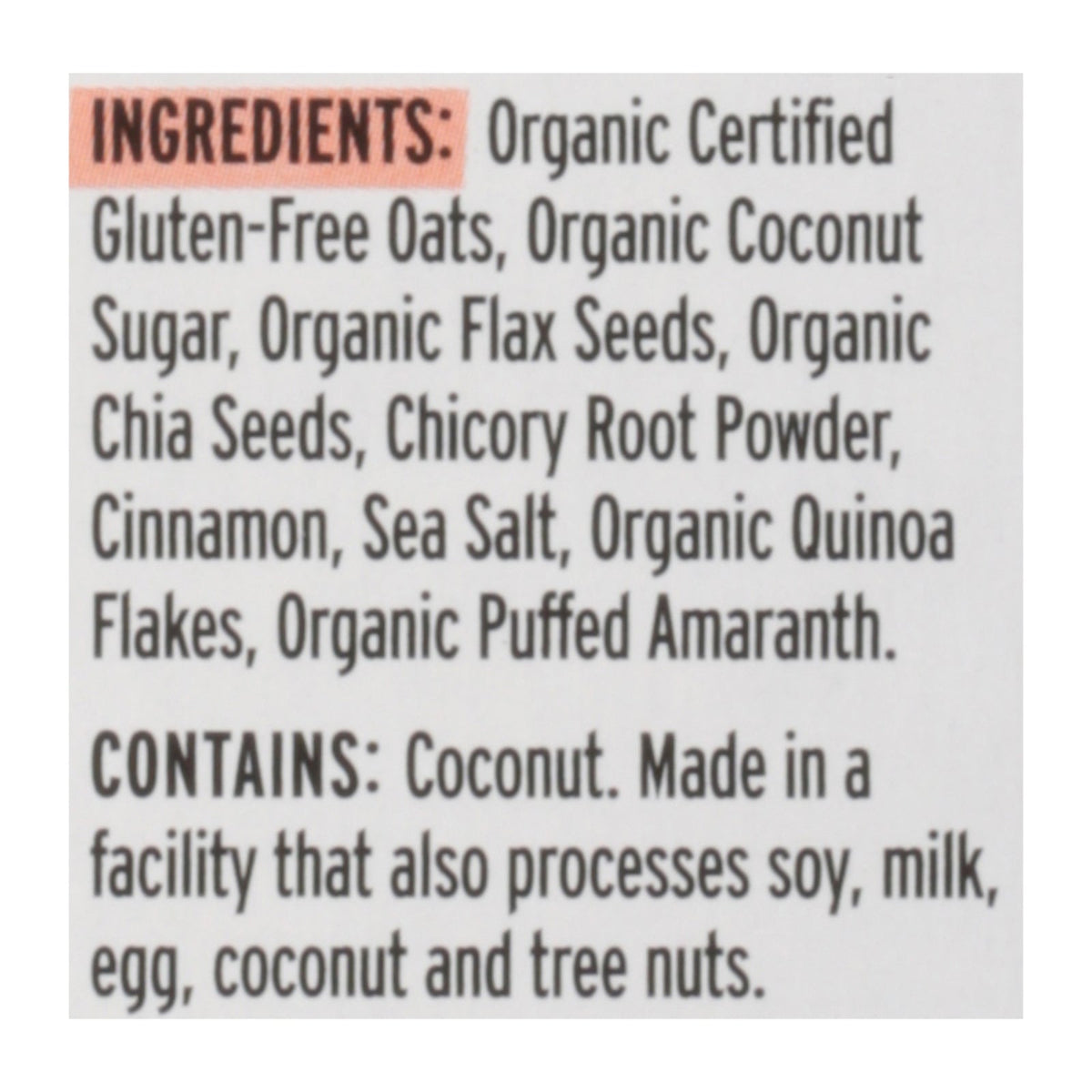 Purely Elizabeth - Sugar Free Oatmeal Classic Cinnamon - 9.12 Oz (Case of 6)