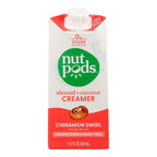Nutpods Non-Dairy Coffee Creamer, Unsweetened Cinnamon Swirl, 11.2 Fl. Oz. (Case of 12)