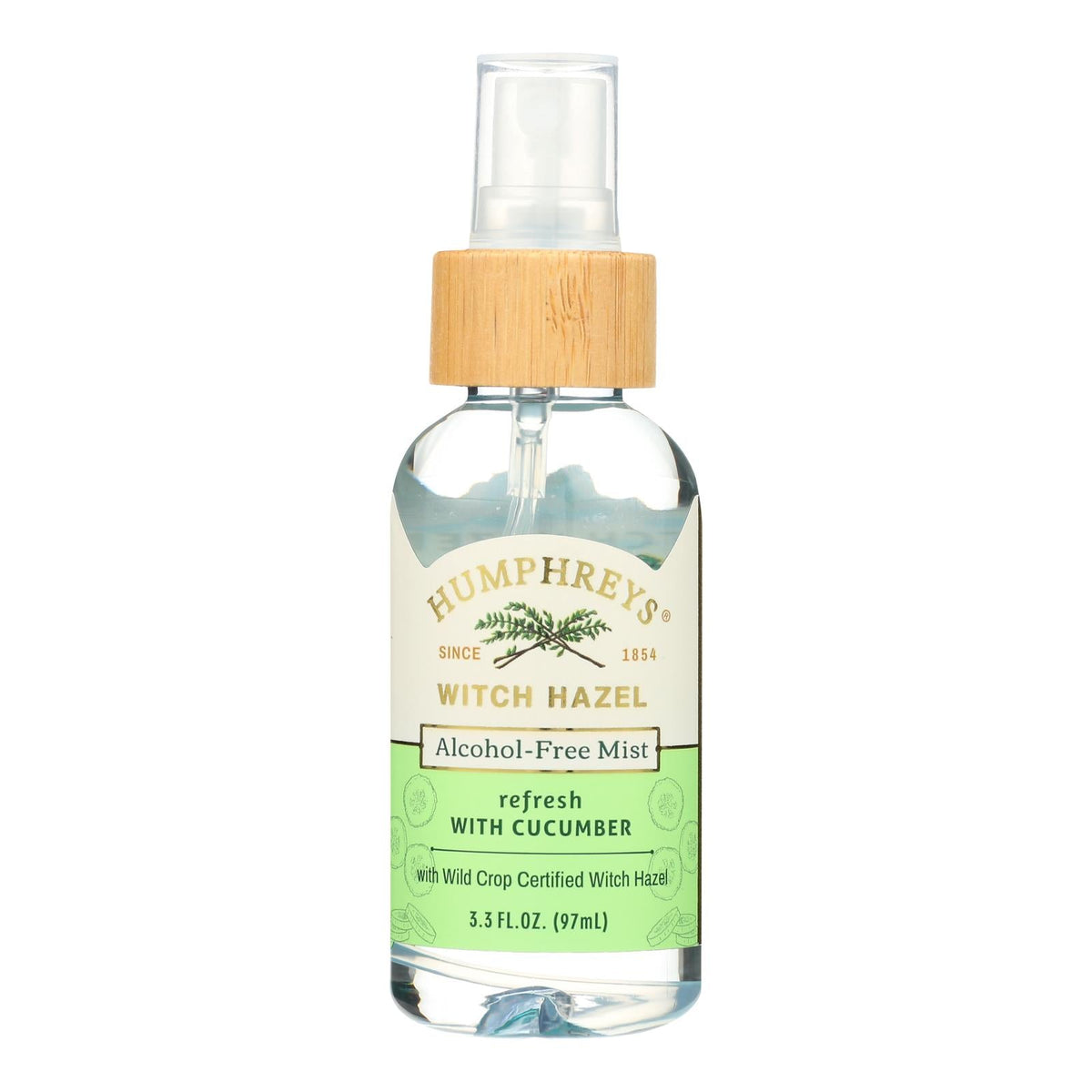 Humphreys Alcohol-Free Cucumber Witch Hazel Mist, 3.3 fl oz (Case of 12)