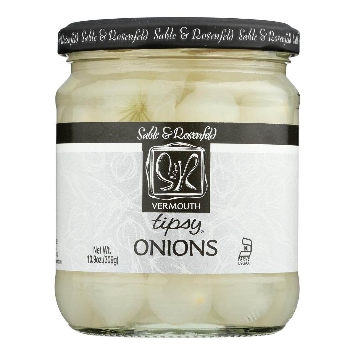 Sable and Rosenfeld Vermouth Tipsy Onions, 10.9 Oz (Case of 6).