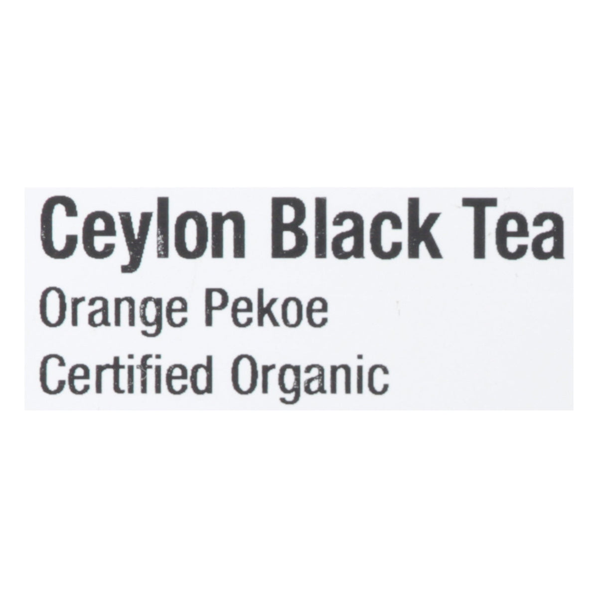 Frontier Co-op 100% Organic Fair Trade Ceylon Tea, 1 lb (Bulk)