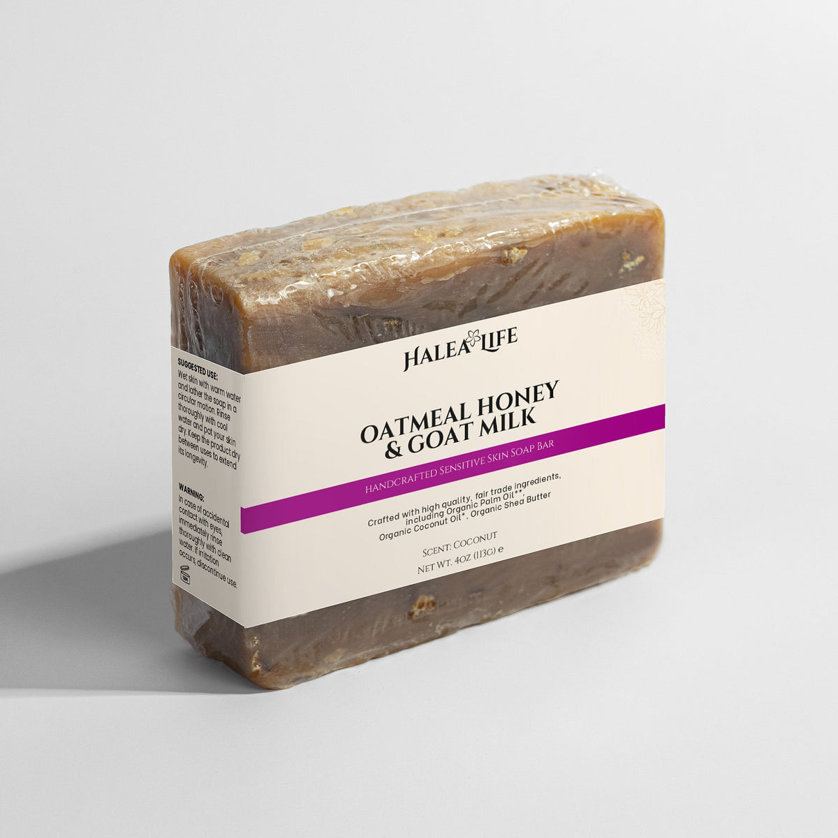 Oatmeal Honey Goat Milk Soap Bar