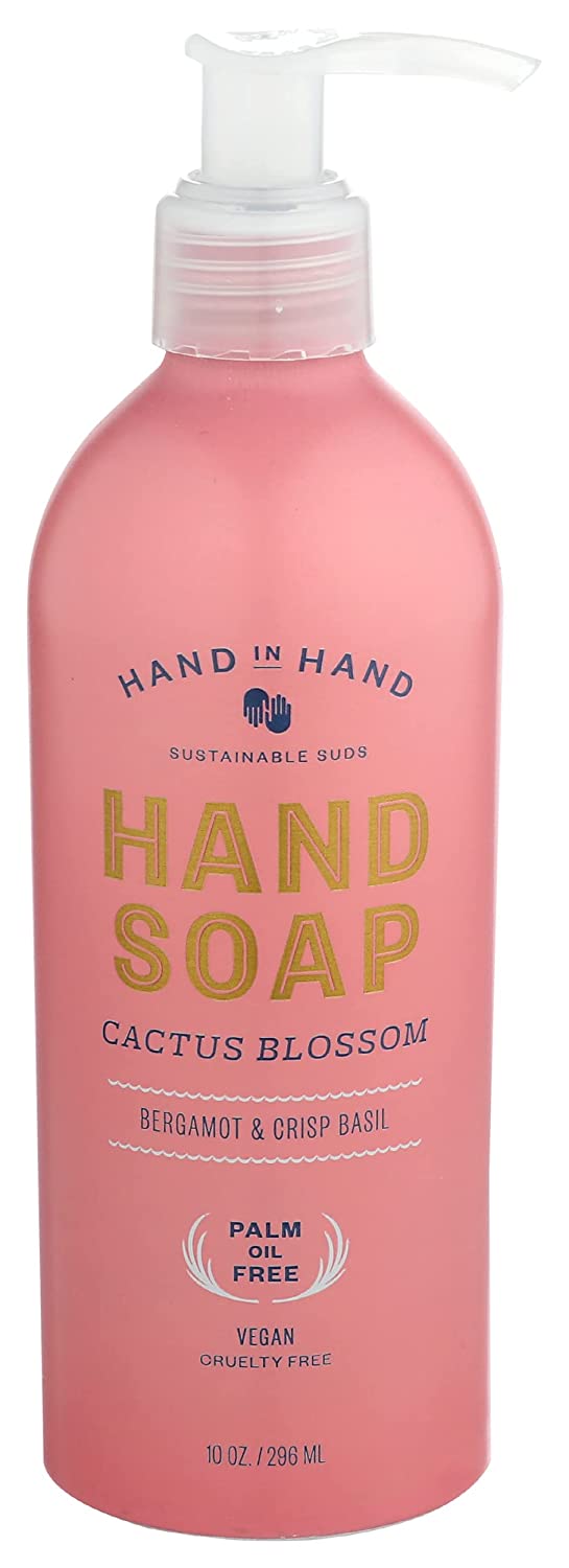 Bottles  Hand In Hand - Liquid Hand Soap Cactus Blossom (Pack of 3-10oz Bottles)
