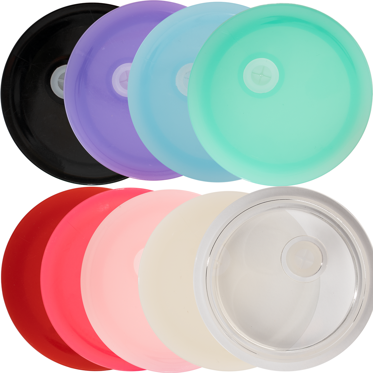 Color Pop Dishwasher-Safe Plastic Lids for 16oz Cups & 17oz Mugs