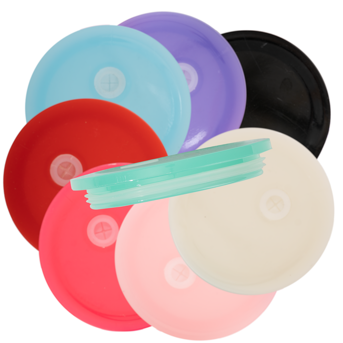 Color Pop Dishwasher-Safe Plastic Lids for 16oz Cups & 17oz Mugs