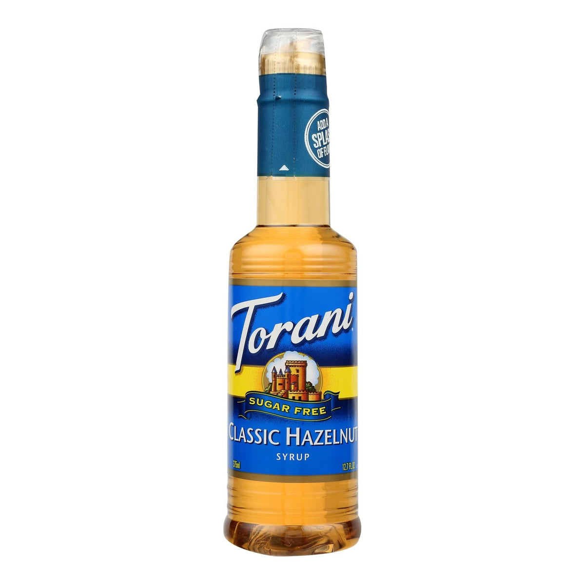 Torani Sugar Free Hazelnut Coffee Syrup, 12.7 fl oz (Case of 4)