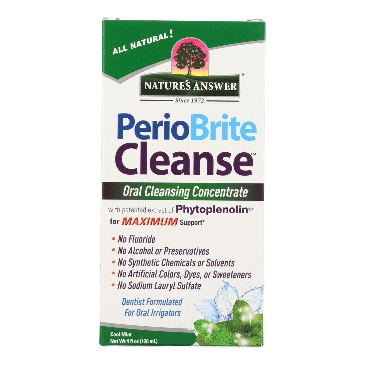 Nature's Answer PerioCleanse Oral Cleansing Concentrate, 4 fl oz