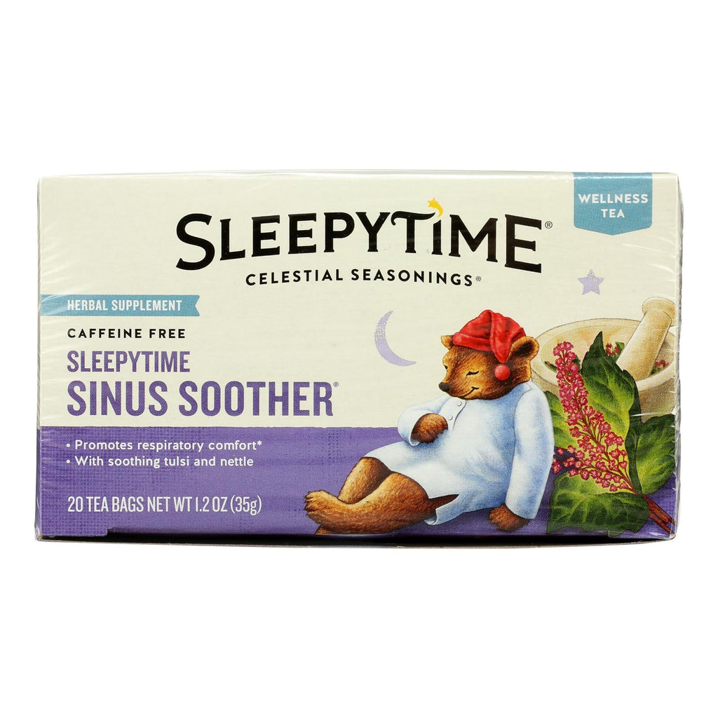Celestial Seasonings Wellness Sinus Soother Tea, 20 ct (Case of 6)