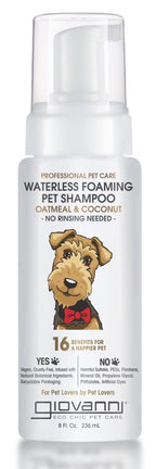 Giovanni Hair Care Products (Pack of 8) Pet Shampoo Foam Oatmeal & Coconut - 8 Fl Oz