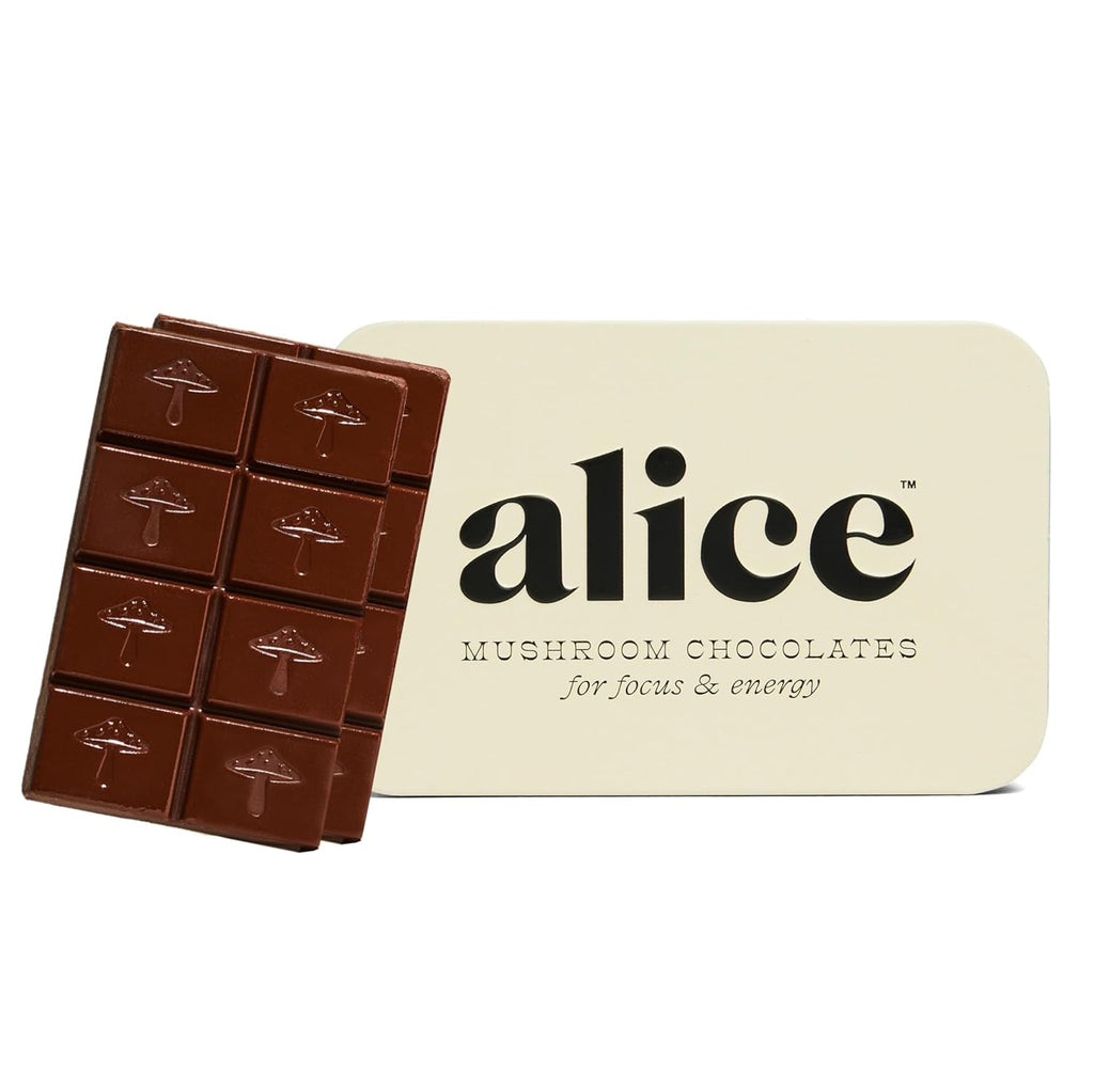 Alice Chocolate Brainstorm – Brain-Boosting Organic Dark Chocolate, Case of 4-2.7 Oz