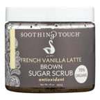 Soothing Touch French Vanilla Latte Brown Sugar Scrub - Hydrating Ayurvedic Skin Care, 16 oz