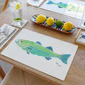 Sea Foam Bass Placemat | Ocean-Inspired