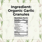 Organic Garlic Granules – For Marinades, Rubs & Roasting