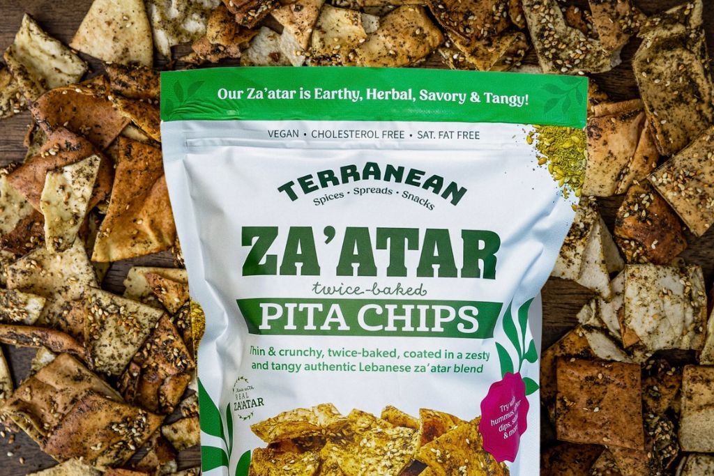 12 Pack Pita Chip Variety (4 Za'atar Pita Chips, 4 Spicy Za'atar Pita Chips, 4 Sea Salt Pita Chips)