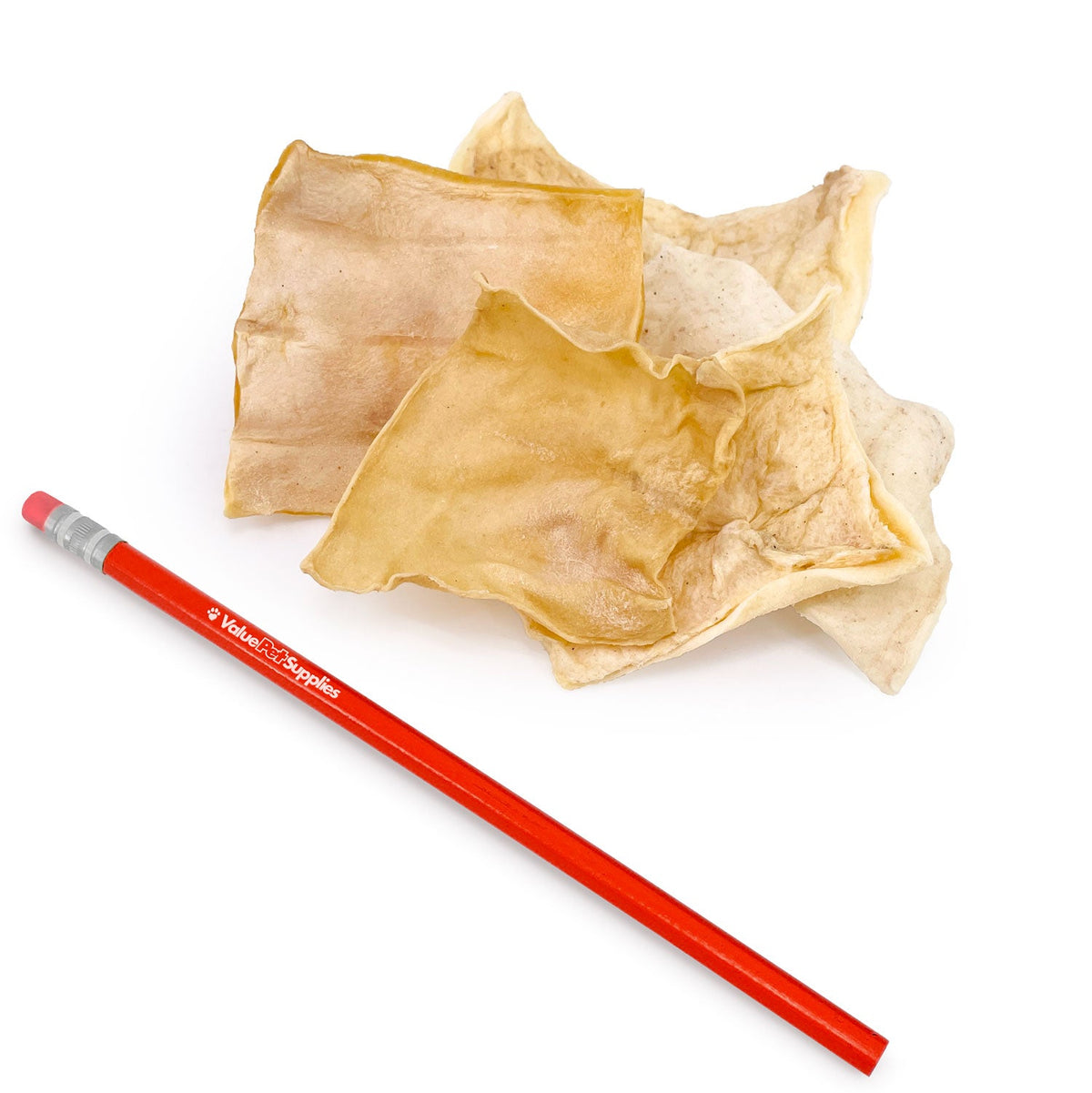 ValueBull USA Beef Rawhide Chips for Dogs, 4 Pound