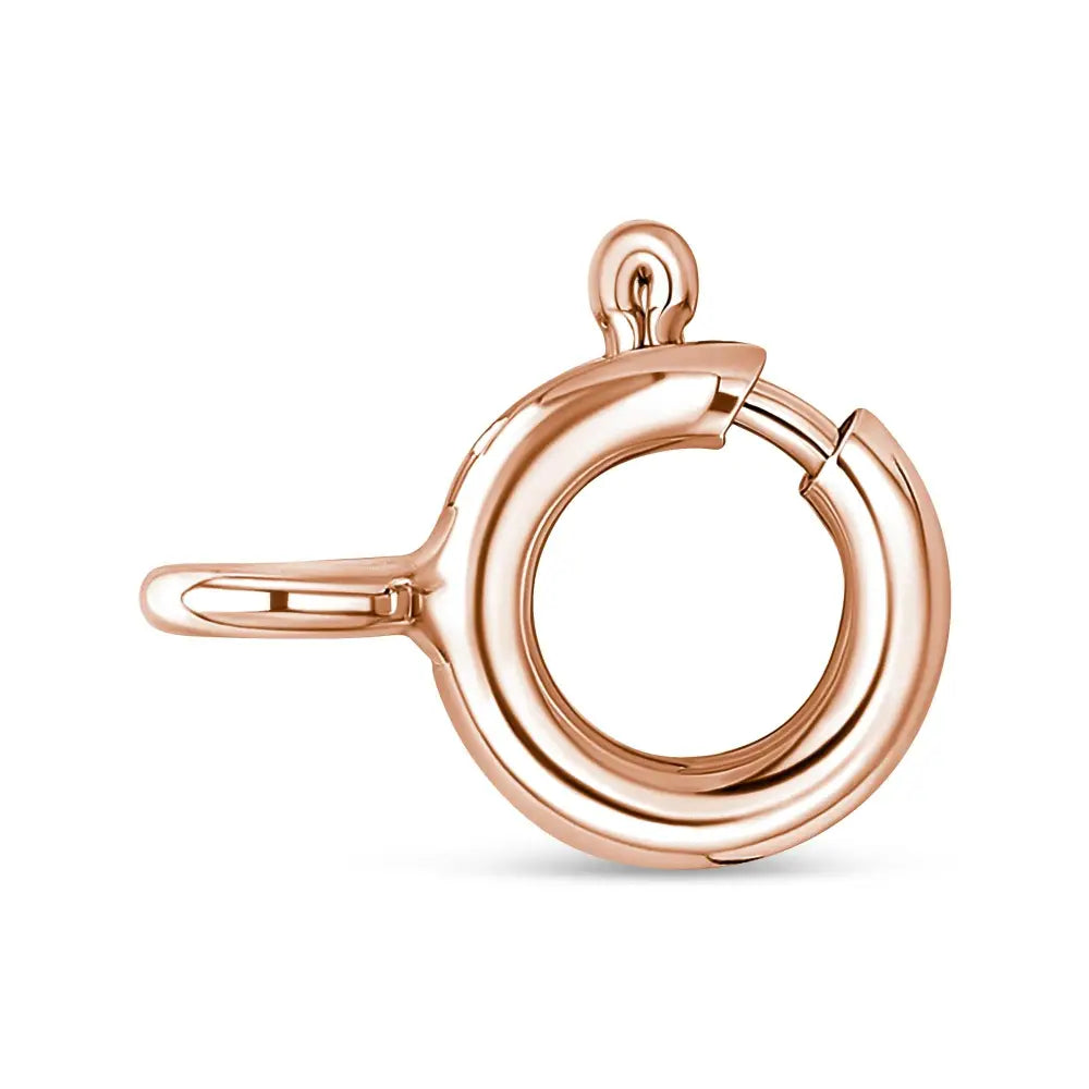 Black and white diamond heart ball pendant in 18k rose gold 3/8 cttw bijoux-nyc direct