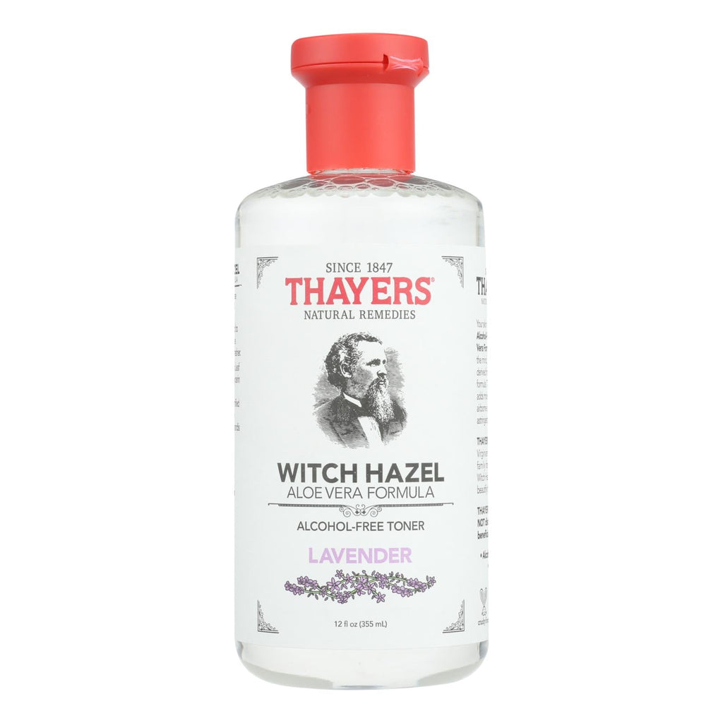 Thayers Witch Hazel With Aloe Vera Lavender - 12 Fl Oz (Pack of 2)