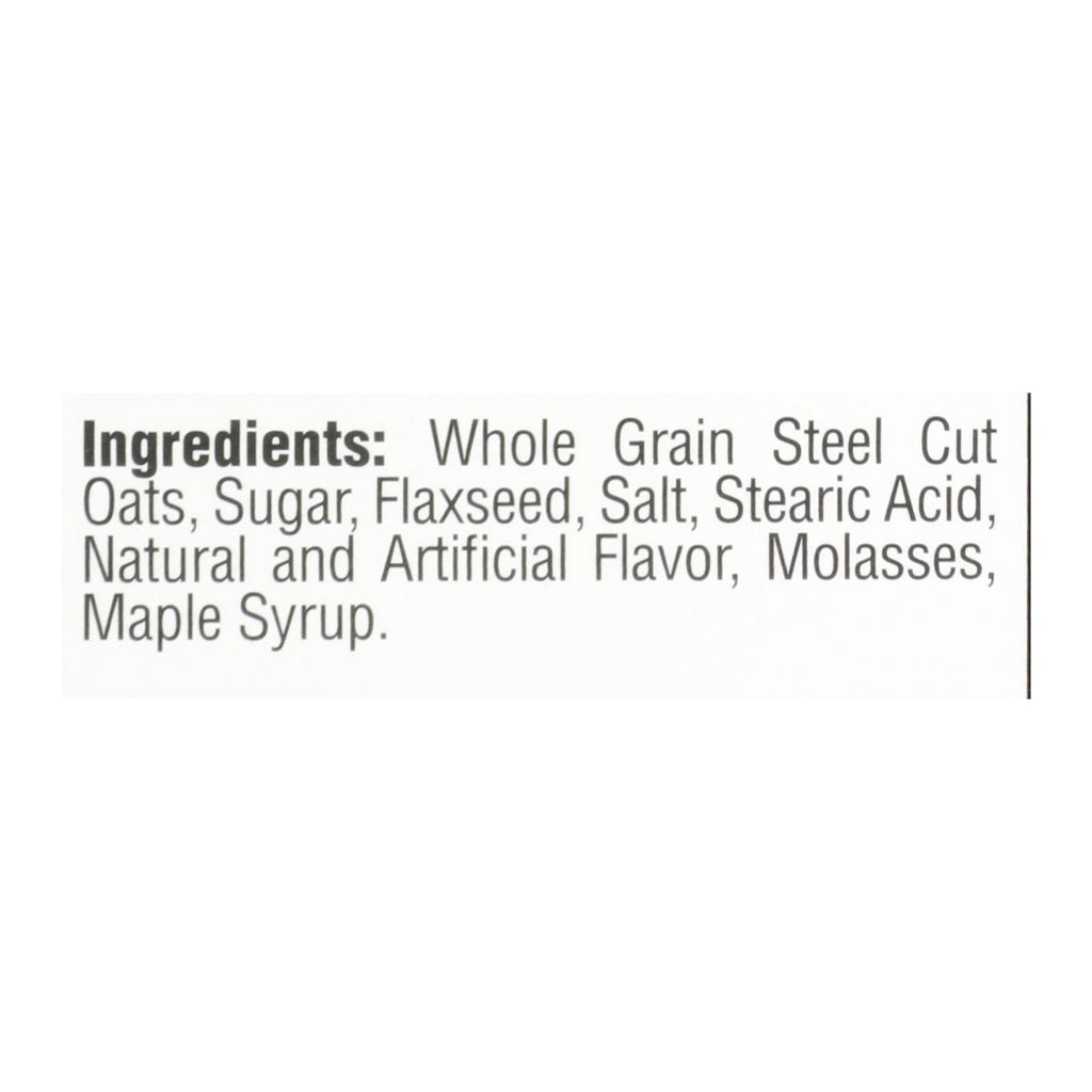 Better Oats Steel Cut Maple & Brown Sugar Instant Oatmeal With Flax Seeds - 6 Pack - 15.1 Oz (Case of 6)