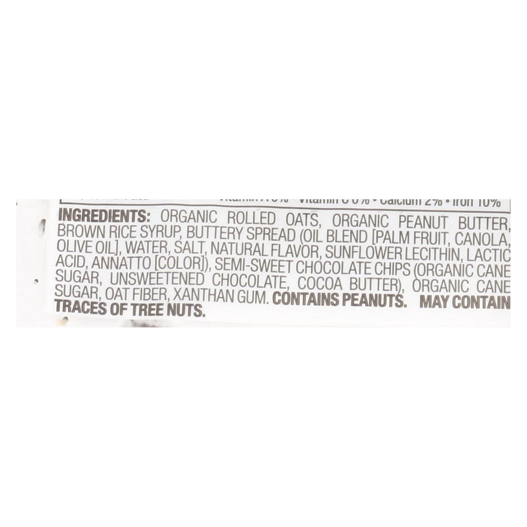 Bobo's Oat Bars - Peanut Butter Filled Chocolate Chip - 2.5 Oz, Case of 12 Bars