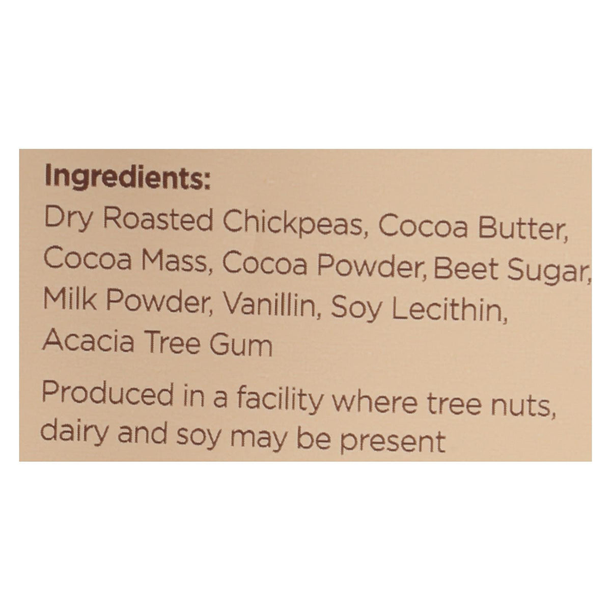 Lebby Snacks Chickpea Snacks Milk Chocolate, 3.5 Oz - Case of 6