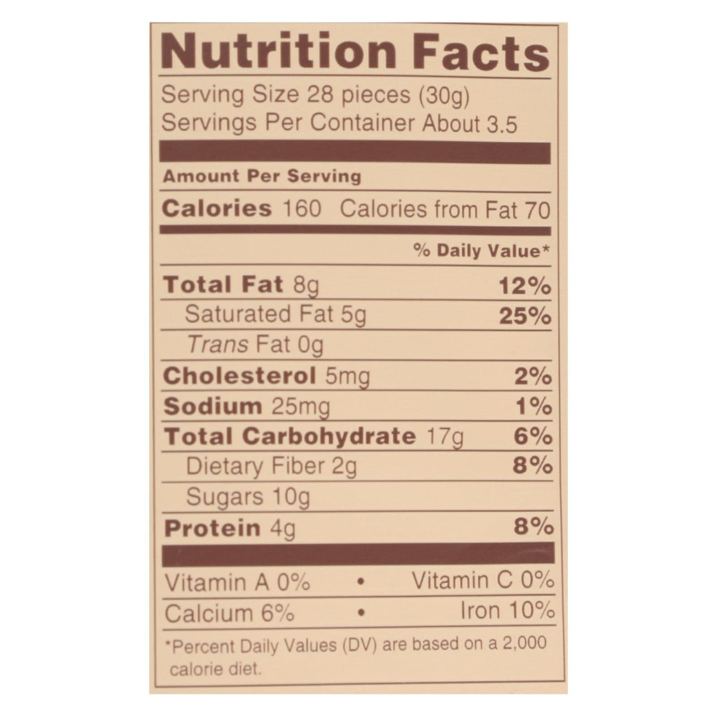 Lebby Snacks Chickpea Snacks Milk Chocolate, 3.5 Oz - Case of 6