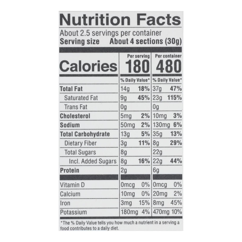 Alter Eco Americas Dark Chocolate Organic - Salted Brown Butter - 2.82 Oz - Case of 12