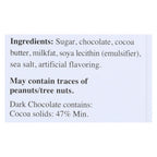 Lindt Chocolate Bar - Dark Chocolate - 47% Cocoa - Excellence - Touch of Sea Salt - 3.5 Oz Bars - 12 Pack Case